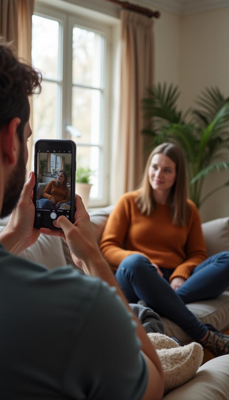 A couple having a thoughtful, open discussion, demonstrating healthy communication of needs