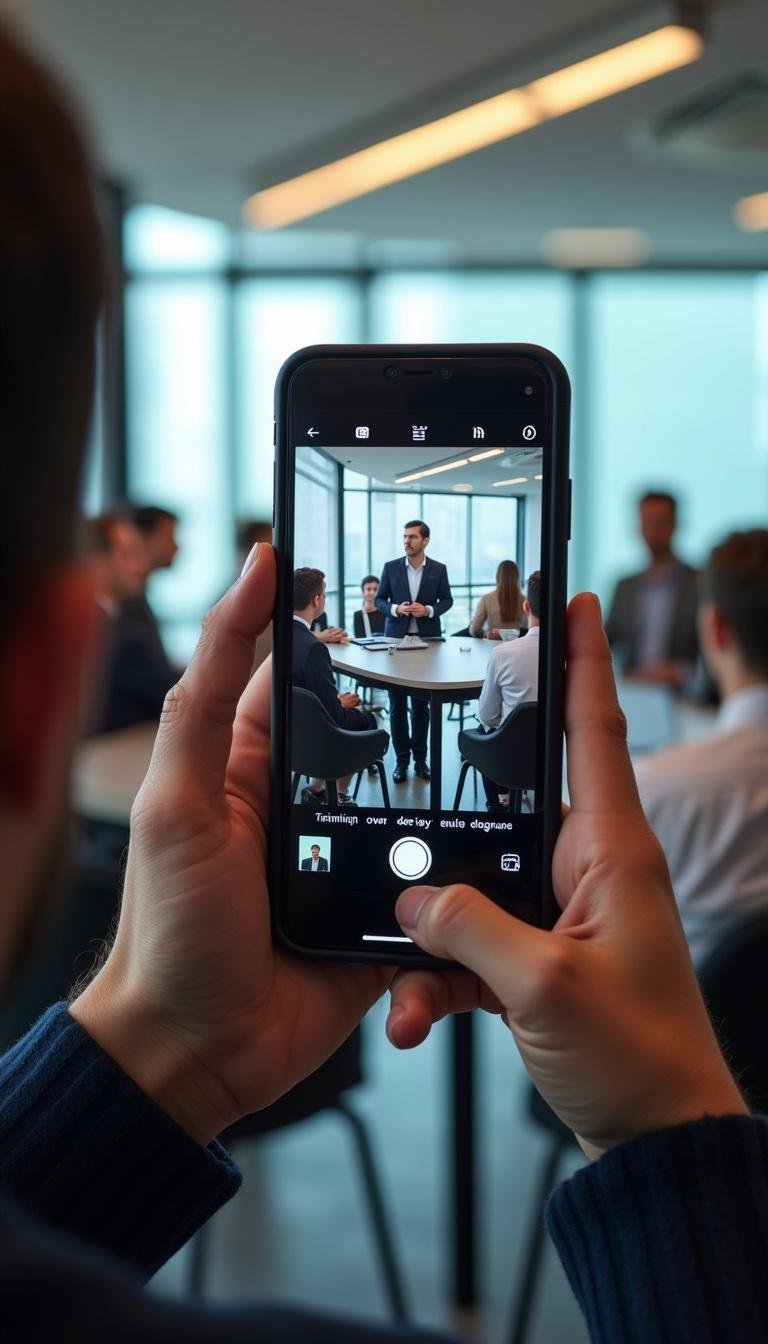 A trainer conducting a session on workplace ethics and integrity for employees in a bright, modern office conference room.