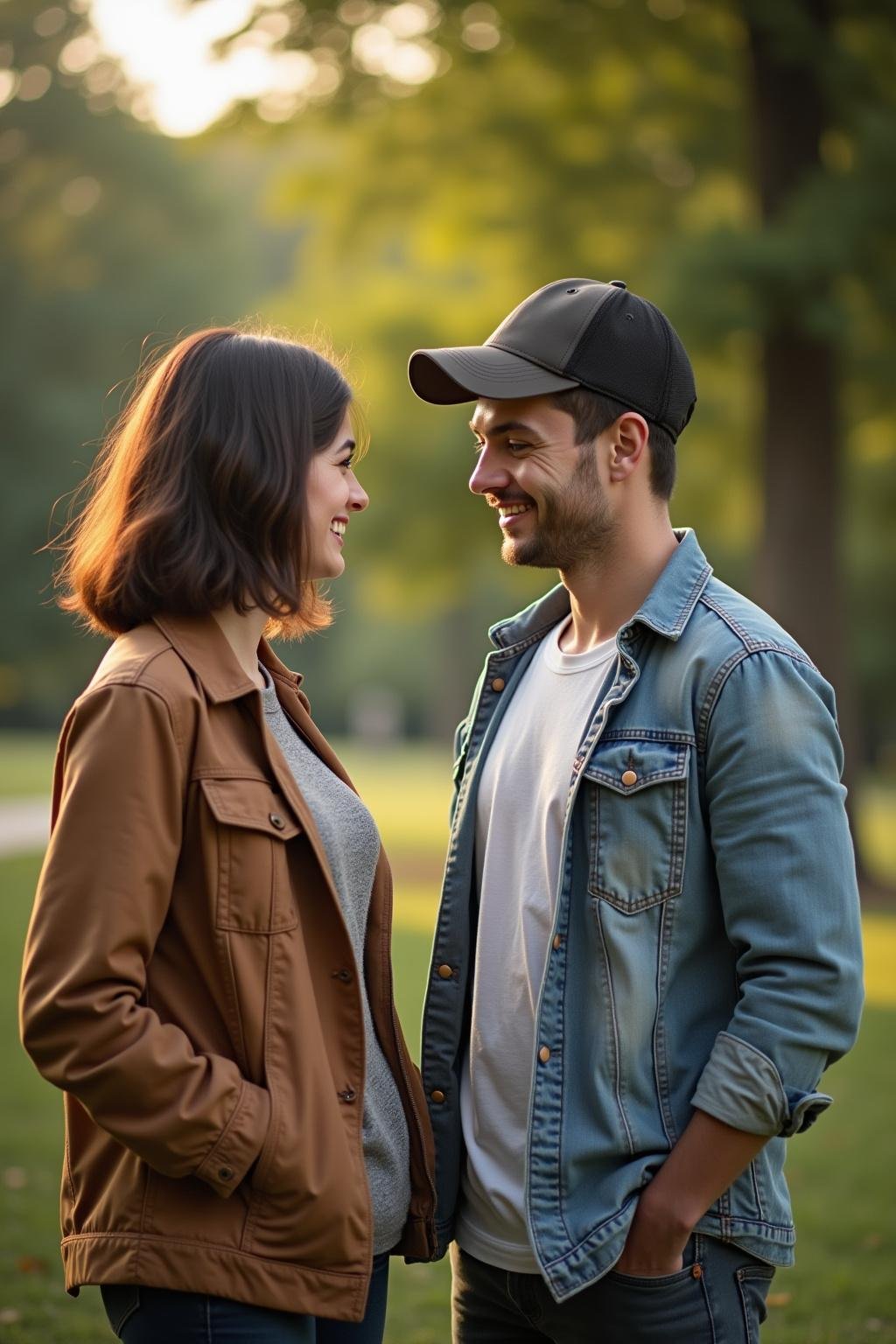 Couple engaging in heartfelt conversation to build trust and understanding through shadow work